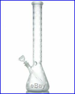 LV PATTERN THICK like AMG GLASS Pipe Hookah Water Pipe Bong Glass 10 inch 10/"