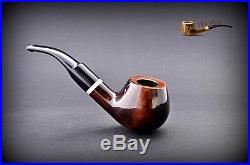 Filter HAND MADE WOODEN TOBACCO SMOKING PIPE PEAR  no 67  Natural Colour