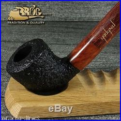 Mr.Brog original smoking pipe " Rock`n`Roll " Rubin smooth classic Hand made 