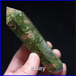 1000Pcs Natural Green/Pink Jasper Gem Crystal Wand Smoking Pipes reiki healing