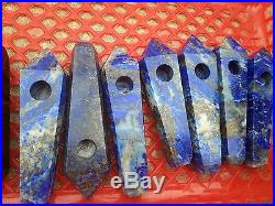 1000Pcs Natural Lapis Lazuli Gem Crystal Wand Smoking Pipes reiki healing