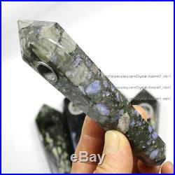100Pcs Natural Jasper Gemstone Crystal Wand Smoking Pipes reiki healing