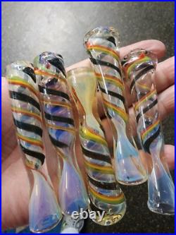 100 Pcs? Tobacco Smoking Pipe Hitter Glass Chillums