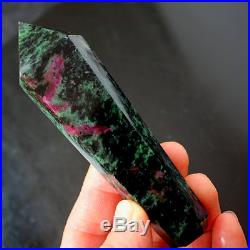 100cs Natural Red Ruby in Green Zoisite Gemstone Wand Smoking Pipes reiki heali