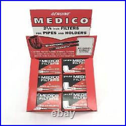 10 Boxes Genuine Medico Tobacco Pipe&Cigar Holder Filter NEW 2 1/4 1200 Filters