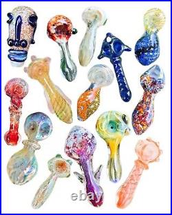 10x Thick Luxury Variety Pipe Pack Glass Pipes Smoke collectible Smoking Tobacco