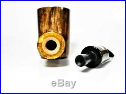 1229 Mastro Cascia Pipes, POKER PIPE Briar pipes, Smoking pipes, Bruyere Italy