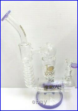 12.5 LOOKAH Glass Bong Spiral Percolator Water Pipe tobacco pipe