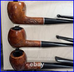 12 NOS Vintage Knickerbocker TRU FILTER Briar Wood Tobacco Pipe Counter Display