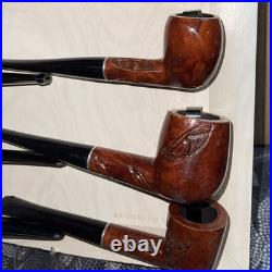 12 NOS Vintage Knickerbocker TRU FILTER Briar Wood Tobacco Pipe Counter Display