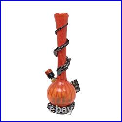 12 Noble Thick Soft Glass Handmade Hookah Waterpipe Bong 14mm Bowl USA