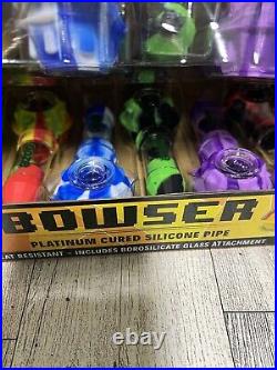 12 Ooze Bowser Silicone Glass Pipes Tobacco Trending At $22 Each! New In Box