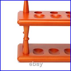 12 Tobacco Pipe Stand Rack 2 Level Pipe Holder For Churchwarden Smoking Pipes