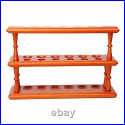 12 Tobacco Pipe Stand Rack 2 Level Pipe Holder For Churchwarden Smoking Pipes