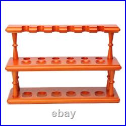 12 Tobacco Pipe Stand Rack 2 Level Pipe Holder For Churchwarden Smoking Pipes