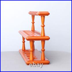 12 Tobacco Pipe Stand Rack 2 Level Pipe Holder For Churchwarden Smoking Pipes