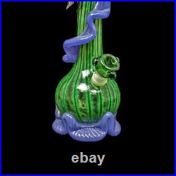 13.5 Noble Thick Soft Glass Handmade Hookah Waterpipe Bong 14mm Bowl USA