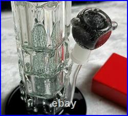 13 X 5 High End Black Thick Glass Tobacco Water Pipe