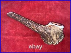 #1508 Real Elk Antler smoking pipe! Free shipping