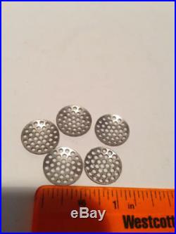 15x EVERLASTING 15mm SMOKING SCREENS PIPE BOWL HONEYCOMB STAINLESS STEEL CONCAVE