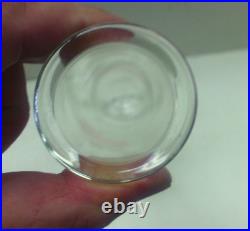 16.5'' Odyssey Glass Clear Straight Round Tobacco Hand Pipe 1.5m 1989