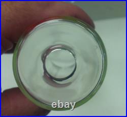 16.5'' Odyssey Glass Clear Straight Round Tobacco Hand Pipe 1.5m 1989