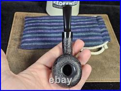 17 Pipes Blacked-out Sandblasted Strawberry Artisan Tobacco Pipe