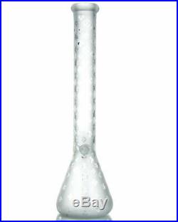 18'' LV Water Pipe Glass Bong Beaker Recycler Hookah Smoking Pipe From US
