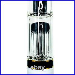 18 Phoenix Mega RIP Percolator Black Glass Bong Pipe Smoking Water Pipes 14mm