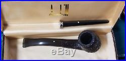 1964 UNSMOKED Dunhill 4 (3)S Shell Briar 53 bent billiard tobacco pipe w tamper