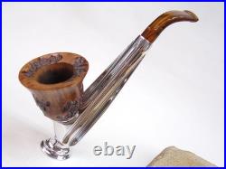 1970's Kirsten P (premier) Estate Pipe New Bit New Pedestal Valve, Kirsten Bowl