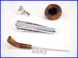 1970's Kirsten P (premier) Estate Pipe New Bit New Pedestal Valve, Kirsten Bowl