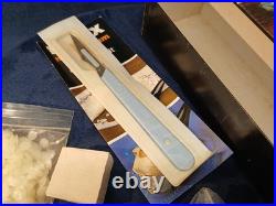 1970s MANX Turkish Block Meerschaum Tobacco Pipe Carving Kit Original & Complete