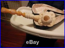 1975 Meerschaum Tobacco Pipe Made In Turkey. Signed Ismail Ozel