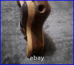 1 Of A Kind, Extremely Rare, Vintage Custom Hand Craved Wooden Tobacco Pipe