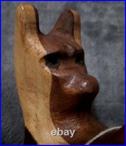 1 Of A Kind, Extremely Rare, Vintage Custom Hand Craved Wooden Tobacco Pipe