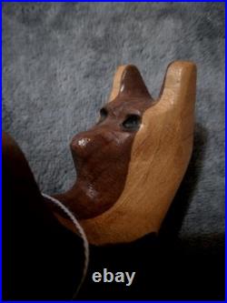 1 Of A Kind, Extremely Rare, Vintage Custom Hand Craved Wooden Tobacco Pipe