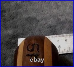 1 Of A Kind, Extremely Rare, Vintage Custom Hand Craved Wooden Tobacco Pipe
