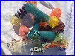 20 Pack Of TOBACCO Smoking Pipe Herb bowl Glass Hand Pipes Wholesale Lot 3.5-5