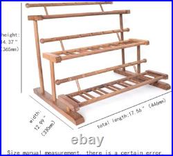 21 Pipes Tobacco Display Rack Tobacco Wooden Smoking Pipe Shelf Stand