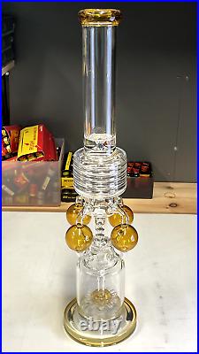 21 inch Dragon Ball Water pipe Heavy Glass Tobacco Pipe with Percolator