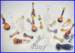 22 Pc. Glass Pipe Bong SET Water Pipe Hookah smoking tobacco pipes $395 Value