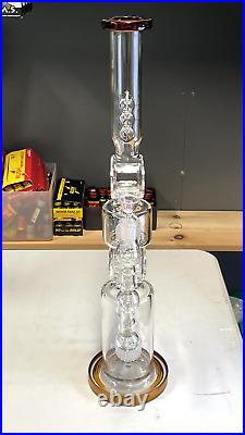 23 inch Boujee Water pipe Heavy Glass Tobacco Pipe with Percolator