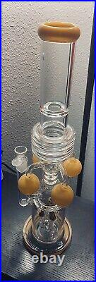 2 Foot Tall glass bong smoking water pipe Hand Crafted
