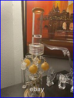 2 Foot Tall glass bong smoking water pipe Hand Crafted