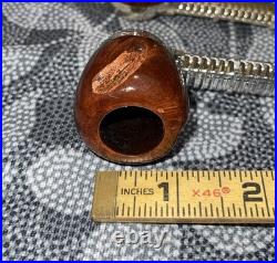 2 NOS Vintage Viking Twin Tube Import Briar Wood Tobacco Pipes Unsmoked Beauties
