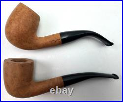 2 Vintage Unsmoked Ehrlich Boston Smoking Pipes with Bags RARE Hard To Find