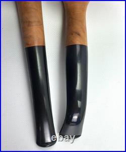 2 Vintage Unsmoked Ehrlich Boston Smoking Pipes with Bags RARE Hard To Find