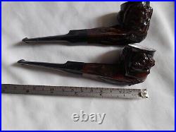 2xBrand New Carved meershaum Smoking Pipes