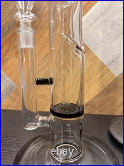 2x 17-Inch Single Perc Straight Tube GRAV Water Pipe for Smoking
